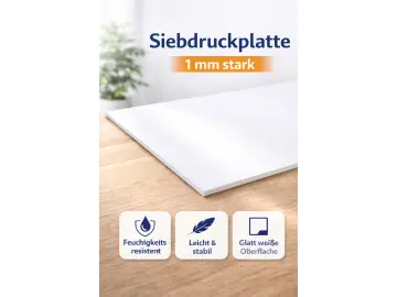 Siebdruckplatte 1 mm – Format 600 × 840 mm