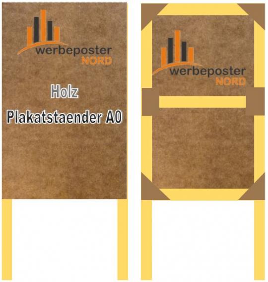 Werben mit A0 Plakatständer bei Werbeposter-Nord kaufen
