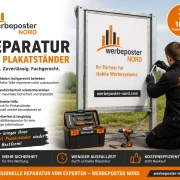 Reparaturen an Ihrem 18/1Plakatschild