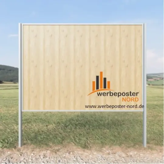 Wir bauen ihr 18/1 Plakatstaender bei Werbeposter-Nord in der Größe 3675 x 2550 mm
